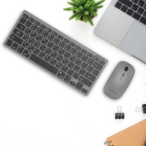 کیبورد و ماوس بلوتوث پرودو مدل PD-BTKBMCO-GY